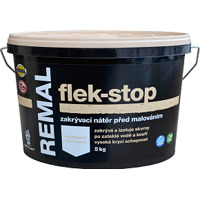 REMAL Flek-stop stain paint for water, smoke and nicotine stains 5 kg