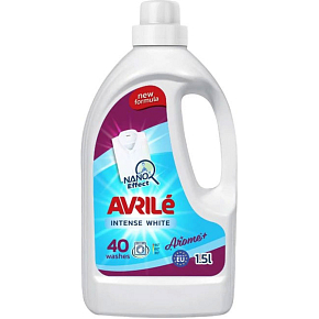 Avrilé Intense White laundry gel for white laundry, 40 washes 1.5 l Avrilé Intense White laundry gel for white laundry, 40 washes 1.5 l