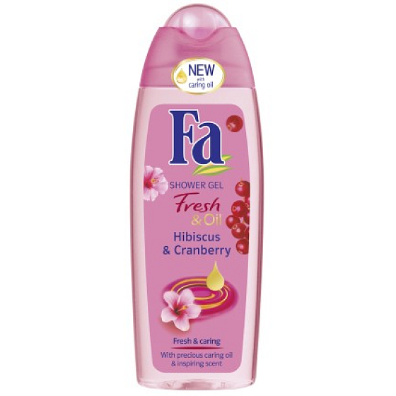 Fa Fresh & Oil Hibiscus and Cranberry shower gel 250 ml