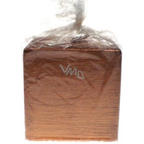 Lima Alfa candle copper cube 65 x 65 mm 1 piece