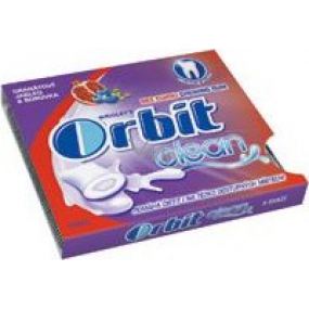 Wrigleys Orbit Blueberry and pomegranate sugar-free gum dragees 9 pieces