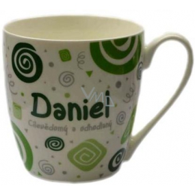 Nekupto Twister mug named Daniel green 0.4 liters