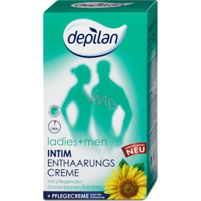 Depilan Ladies + Men Depilation set intimate depilation cream 75 ml + treatment cream after depilation 30 ml