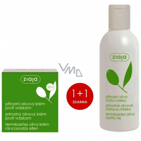 Ziaja Oliva anti-wrinkle face cream 50 ml + Oliva cleansing lotion 200 ml, duopack