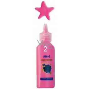 Amos Colors for glass glowing in the dark 2 pink 22 ml