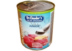 Dr. Clauders Junior Hovězí, kuřecí, vepřové maso pro štěnata 100% masa 800 g