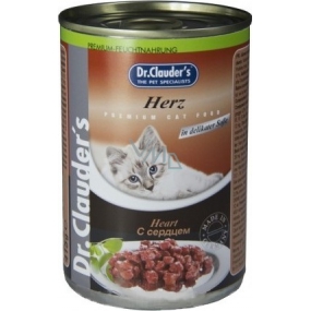 Dr. Clauders Heart of fine pieces, complete food for cats 415 g