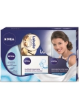 Nivea Zvláčňující denní krém 50 ml + noční krém 50 ml + Extra jemný odličovač očí 125 ml + Labello Vanilka intenzivní péče na rty 16,7 g, kosmetická sada
