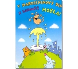 Albi Hrací přání do obálky K narozeninám Narozeninový den si zaslouží Zejtra mám Ready Kirken 14,8 x 21 cm