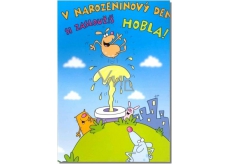 Albi Hrací přání do obálky K narozeninám Narozeninový den si zaslouží Zejtra mám Ready Kirken 14,8 x 21 cm