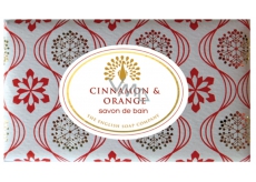 English Soap Vintage Skořice & Pomeranč Přírodní parfémované mýdlo s bambuckým máslem 200g