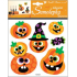 Halloween pumpkin stickers 23 x 18 cm