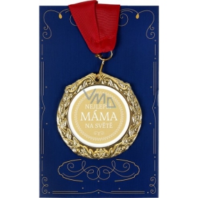 Albi Paper Greeting Card with Envelope - Medal Greeting - Best Mom W