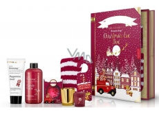 Baylis & Harding Bath Foam 500 ml + Body & Hand Milk 130 ml + Sparkling Bath Ball + Votive Candle with Gold Stand + Festive Door Clip + Socks Red Christmas Kit