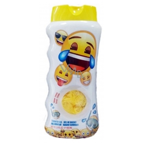 EP Line Emoji Smiley shower gel with sponge for children 450 ml