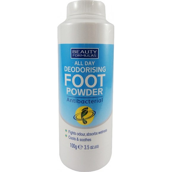 Beauty Formulas All Day Deodorising Foot Powder 100 g
