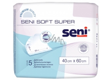 Seni Soft Super hygienic absorbent pads 4 drops, 40 x 60 cm 5 pieces