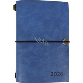 Albi Diary 2020 weekly luxury Blue 17.8 x 12 x 1.5 cm