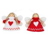 Angel with a heart, for hanging 7 cm 1 piece