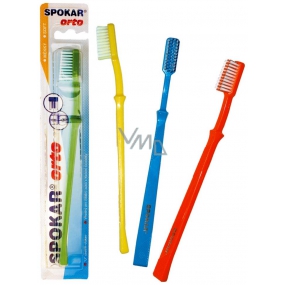 Spokar 3412 Orto hard toothbrush U neckline also suitable for orthodontic use
