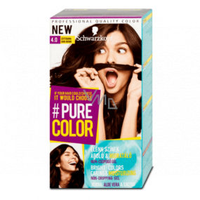 Schwarzkopf Pure Color Washout hair color 4.0 Dark brown 60 ml