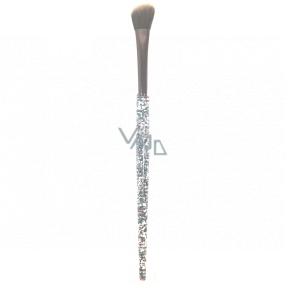 Cosmetic brush glitter angled with fine bristles 17 cm AN