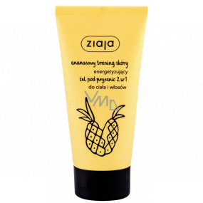 Ziaja Pineapple 2-in-1 Energizing Shower Gel and Shampoo 160 ml