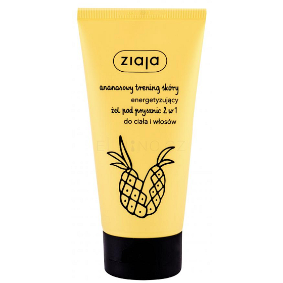 Ziaja Pineapple 2-in-1 Energizing Shower Gel and Shampoo 160 ml