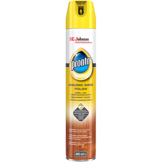 Pronto Amazing Shine Polish spray against dust, wood polish 400 ml