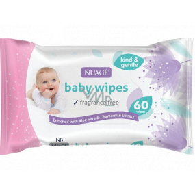 Nuagé Baby baby wet wipes 60 pieces