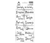 Arch Stickers for Spice Jars Lines Cloves 11 x 23.5 cm