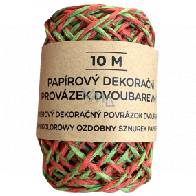 Albi Decorative string two-colour Red-green 10 m