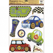 Wall sticker Racing cars-track 38 x 30 cm