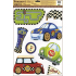 Wall sticker Racing cars-track 38 x 30 cm
