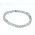 Morganite mix of colours facet bracelet elastic natural stone, ball 4 mm / 16 - 17 cm, stone of divine love