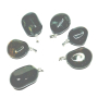 Heliotrope / Bloodstone India Troml pendant natural stone, 2,2-3 cm, 1 piece, stone of courage