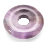 Amethyst Donut natural stone 30 mm, stone of kings and bishops