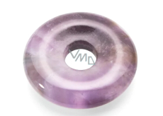 Amethyst Donut natural stone 30 mm, stone of kings and bishops