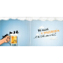 Nekupto card Anniversary 30 years 150 x 150 mm Birthday beer