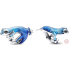 Charm Sterling silver 925 Metallic blue gecko changing color, bead on bracelet animal