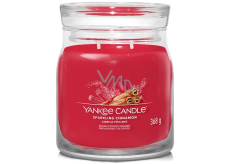 Yankee Candle Sparkling Cinnamon - Sparkling Cinnamon scented candle Signature medium glass 2 wicks 368 g