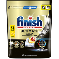 Finish Ultimate Plus All in 1 Lemon Tablets, 72 pcs