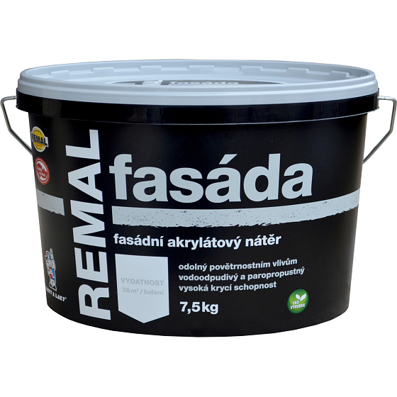 REMAL Facade Acrylic Facade Paint White 7.5 kg