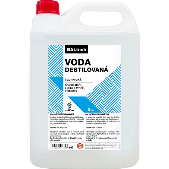 BALTECH distilled water canister 5 l