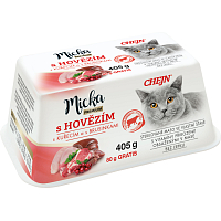 MICKA with beef tray 405g (325g+80g FREE)