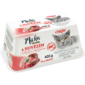 MICKA with beef tray 405g (325g+80g FREE) MICKA with beef tray 405g (325g+80g FREE)