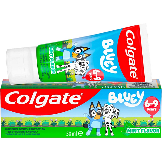 Colgate Kids Bluey Toothpaste for Children 6-9 Years, 50 ml