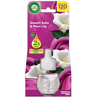 Air Wick Essential Oils Soft Satin and Moon Lily Electric Air Freshener Refill 19 ml