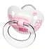 Nuk Rose & Blue orthodontic silicone comforter 6-18 months size 2