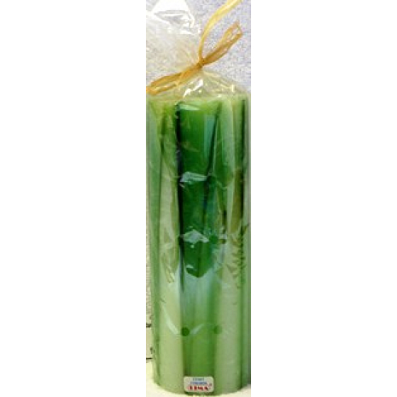 Lima Rustik scented candle green cylinder 70 x 200 mm 1 piece